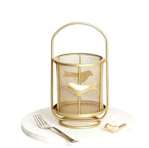 Porte-couverts en fer unique avec design artistique adapté aux intérieurs de maison de luxe et aux célébrations culturelles en famille - Product Image 3