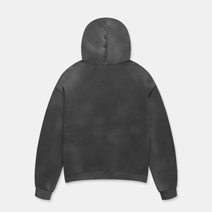Sweat-shirts d'hiver respirants en molleton 100 % coton délavé de haute qualité, service OEM, tendance pour hommes - Product Image 2