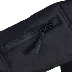 Veste Softshell d'hiver à capuche personnalisée de haute qualité, fabriquée directement en usine, imperméable, en toile, style aventure en plein air, manches contrastées - Product Image 2