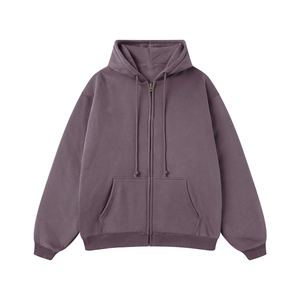 Vente en gros – Nouveauté 2025 – Sweat à capuche zippé en coton respirant et durable pour homme, personnalisable avec logo, idéal pour l'hiver – Vente chaude OEM - Product Image 1