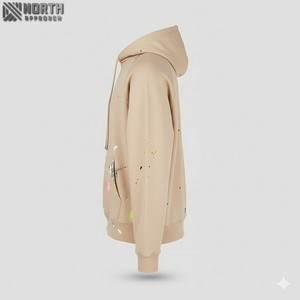Sweats à capuche de meilleure qualité Logo personnalisé Fabricants de sweats à capuche French Terry Custom Printed Heavyweight Essentials 450 gsm hoodie - Product Image 6