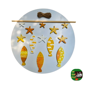Adorno de pescado de madera, pescado de madera hecho a mano, Exportación artesanal de pescado de madera personalizada: sin terminar y pintado, precio competitivo - Product Image 3