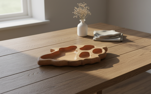 Leaf <b>Snack</b> <b>Tray</b> - 4 Sections 30×18.5 cm - Product Image 5