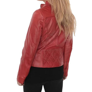 Chaqueta de Cuero para Mujer, Venta Caliente, Nueva Moda, al por Mayor, Cortavientos, Transpirable, Hecha en Pakistán - Product Image 2