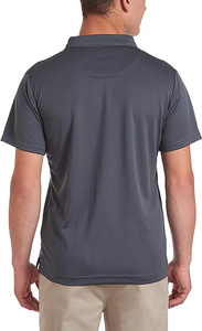 Logo personnalisé solide tricoté de haute qualité à séchage rapide à manches courtes pour hommes chemise - Product Image 6