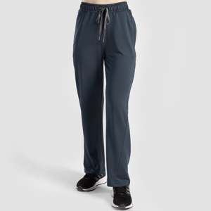 Urban Gym <b>Trousers</b> Loose Fit Mid <b>Waist</b> Grey Color - Product Image 1