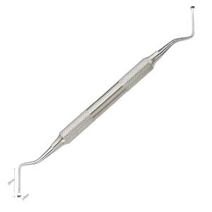 Instruments de remplissage dentaire manuels en acier inoxydable à manche creux de 10 mm de longueur, ensemble d'instruments de détartrage dentaire de 170 mm - Product Image 1