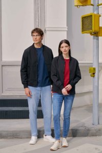 แจ็กเก็ตโพลีเอสเตอร์พรีเมี่ยมสำหรับผู้ใหญ่และ J10ใส่สบายมีซิปแบบลำลองหนาแน่นสูง - Product Image 3