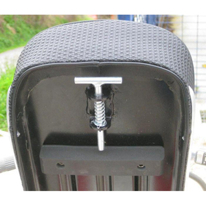 Asiento 'flatbase' Black Pegasus para Lambretta LI + TV + SX + DL + Serveta - Product Image 3