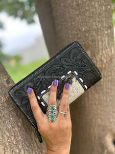 กระเป๋าคลัทช์หนังขนสัตว์แท้สไตล์ตะวันตกสำหรับผู้หญิงกระเป๋าสตางค์หนังเครื่องมือทันสมัยขายดี - Product Image 5