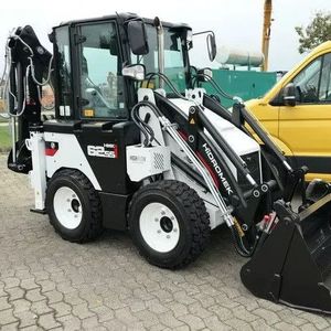 Chargeuse compacte sur pneus Hidromek, chargeuse sur pneus 4x4, machine de terrassement pour travaux de construction et agricoles - Product Image 3