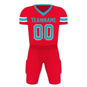 Ensembles d'uniformes de football américain personnalisés respirants de haute qualité - Product Image 1