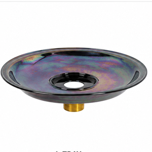 Ensemble de chicha de luxe de haute qualité Mini Komethera en laiton égyptien doré avec vase en verre et tige en cuivre - Product Image 2