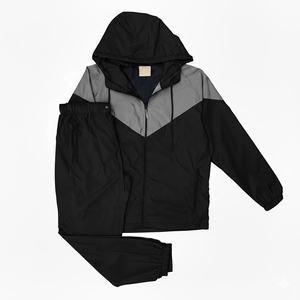 Conjunto de Pantalones Deportivos y Sudadera con Capucha de Invierno de Alta Calidad, Sudadera con Capucha Extra Grande con Cierre Personalizada, Chándales para Hombre - Product Image 2