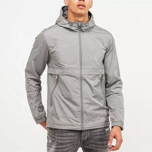 Sudadera con capucha de poliéster para hombre, ropa deportiva con cremallera completa, impermeable, 100% - Product Image 1