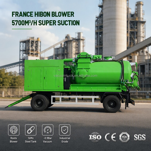 Remolque de vacío Xianglong para materiales secos con soplador Hibon de <span class=keywords><strong>Francia</strong></span>, sistema industrial de recolección de polvo, venta al por mayor de fábrica - Product Image 1