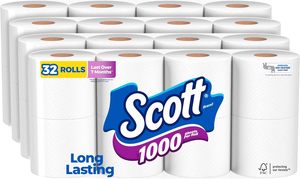 กระดาษสก๊อต1000แผ่นต่อม้วนกระดาษชำระกระดาษชำระห้องน้ำสีขาว40กล่อง - Product Image 3
