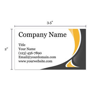 Tarjetas de visita personalizadas gruesas de 300gsm, 3,5 "X 2" deja una impresión duradera Tarjeta de visita de impresión personalizada de mineral de hierro - Product Image 2