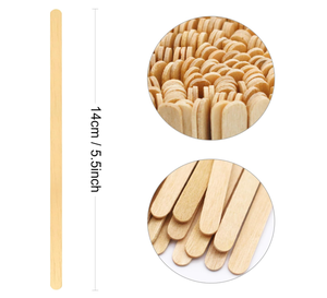Agitateurs en bambou personnalisés de haute qualité-Bâtons plats écologiques pour thé et café - Product Image 4
