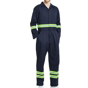 Vêtements de travail haute visibilité, sécurité, réfléchissants, respirants, en coton et polyester, meilleure qualité, nouvelle arrivée, combinaison de sécurité respirante - Product Image 4
