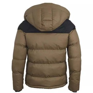 Meilleure vente Veste bouffante épaisse d'hiver de style de rue pour hommes Manteaux à capuche de haute qualité avec fermeture à glissière Décoration de poche - Product Image 2