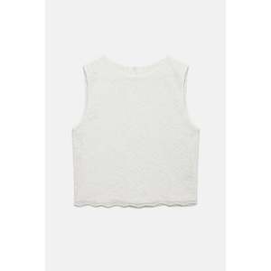 Blusa sin mangas con encaje bordado - Product Image 6