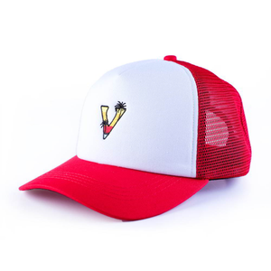 Meilleure qualité 5 panneaux VFA broderie Baseball camionneur maille chapeaux 100% polyester coquille avec 100% polyester doublure style sportif - Product Image 1