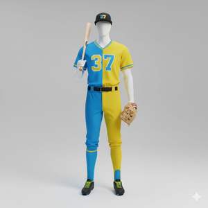 Uniforme de baseball personnalisé de haute qualité, respirant, imprimé numériquement, ensembles de maillot et de pantalon pour les vêtements d'équipe - Product Image 4