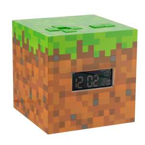 Reloj Despertador Moderno de Minecraft con Música de Amanecer, Sonido y Luz de Bloque de Césped, Calendarios Digitales USB Luminova para Dormitorios - Product Image 4