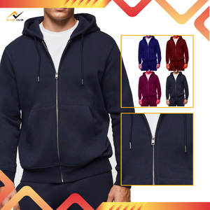 บริการ OEM ราคาขายส่ง ดีไซน์ยอดเยี่ยม เสื้อฮู้ดดี้ผู้ชายสำหรับฤดูหนาว คุณภาพสูง ผ้าฝ้าย 100% น้ำหนักเบา สีพื้น ระบายอากาศได้ดี มีกระเป๋า - Product Image 4