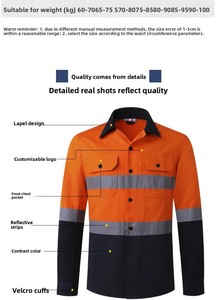 2026 반사 안전 조끼 고시인성 작업복 (건설 현장, 고속도로 유지보수 및 엔지니어링용) - Product Image 2