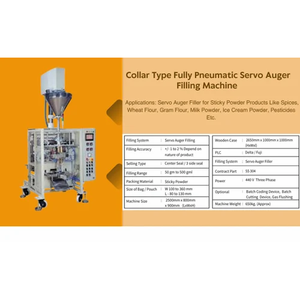 Machine d'emballage automatique pneumatique électrique de haute précision en acier inoxydable pour sachets en plastique/papier à partir de 1 gramme - Product Image 5