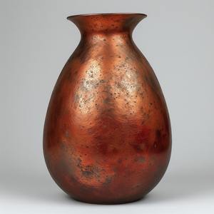 Vase en fer poli fait main par un designer, avec une forme artistique de style côtier et une brillance élégante pour la décoration moderne de la maison et du bureau - Product Image 5