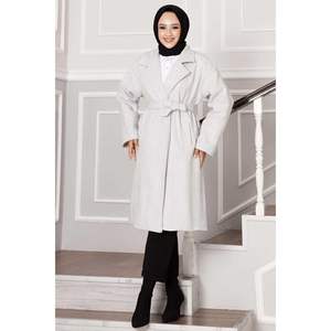 Leyla Hijab Manteau Cachemire Gris - Product Image 1
