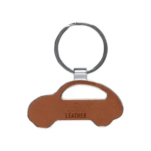 Behok Eco-Friendly Recycled <b>Leather</b> Car <b>Keychain</b> Promotional Gadgets & Carabiners - Product Image 5