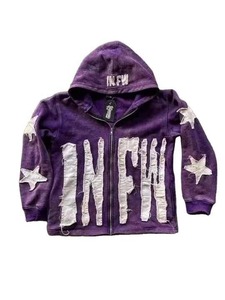 Sudaderas con capucha desgastadas unisex de secado rápido estampado High Street patrón básico de algodón mezclado de Pakistán traje de temporada de invierno - Product Image 4