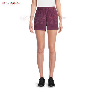 Shorts taille haute pour femme, délavés à l'acide, style coupe classique, 100% coton de haute qualité pour un look rétro urbain - Product Image 5