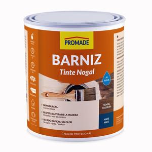 Interior Wood <b>Varnish</b> Water-Based, <b>Matt</b> Finish, Walnut Color, Low VOC, Solvent-Free, 750ml. - Product Image 2