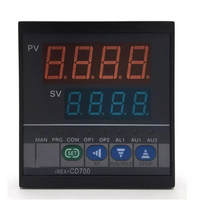 Controlador de Temperatura PID Digital LCD de 4 Canales, 0-10V 4-20mA para Pt100 RS485 Modbus, Salida SSR Personalizable, Plástico OEM ODM
