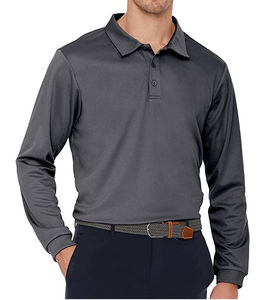 Men Full <b>Sleeve</b> Cotton Custom Print Golf for <b>Shirt</b> Quick Dry Breathable Moisture Wicking Athletic Outdoor Sportswear - Product Image 1