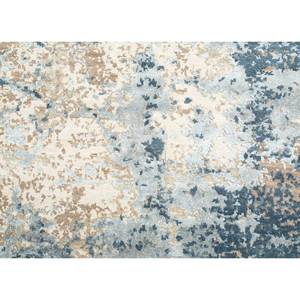 พรมขนสัตว์ผสมไหมไผ่ถักมือสีน้ำตาลเบจ ลาย Chaos Theory สำหรับวัยรุ่น ลายแบบนามธรรม เหมาะสำหรับห้องนั่งเล่นและทางเดิน รุ่น Esk-407 - Product Image 3