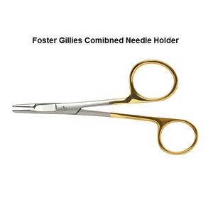 Foster Gillies Portaagujas Combinado 13 Cm De Longitud Con Mordazas TC - Product Image 6