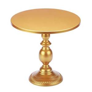 Support à gâteau moderne en or rose avec plateau en verre miroir, piédestal en métal pour la présentation de desserts, idéal pour les décorations d'anniversaire, de mariage ou d'anniversaire de mariage. - Product Image 3