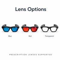 Lunettes Intelligentes IA M88 : Enregistrement Audio, Traduction en Temps Réel, Assistant Vocal, Verres Bleus