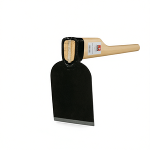 Petite houe forgée avec manche en frêne, outil de jardinage manuel, dimensions de la lame 145 x 95 x 100 mm, poids 1000 g - Product Image 3