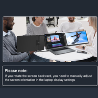 Nouvelle Tendance pour Ordinateur Portable Écran Moniteur Haute Luminosité Extenseur d'Écran Triple Affichage Portable