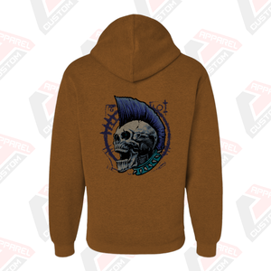 Sudadera con capucha de gran tamaño para hombre con logotipo bordado de alta calidad 360gsm bolsillo de punto ropa de calle personalizable impresión digital - Product Image 2