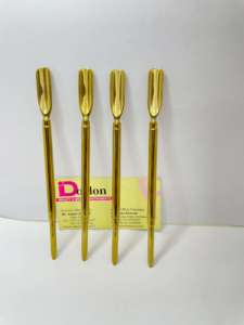 Gold Plasma Cuticle <b>Nail</b> Nipper Clipper Sustainable Steel <b>Nail</b> Scissors Dead Skin <b>Remover</b> Pusher <b>Nail</b> Salon Manicure <b>Tools</b> - Product Image 3