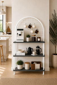 Étagère de rangement à 3 niveaux, support pour four à micro-ondes, organisateur de cuisine, station de café, unité d'étagérage de cuisine - Product Image 3