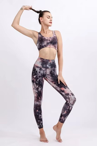 Hexo Enterprises Ensemble de débardeurs de gym avec logo personnalisé pour femmes, ensemble de yoga 2 pièces respirant et de sport grande taille - Product Image 6